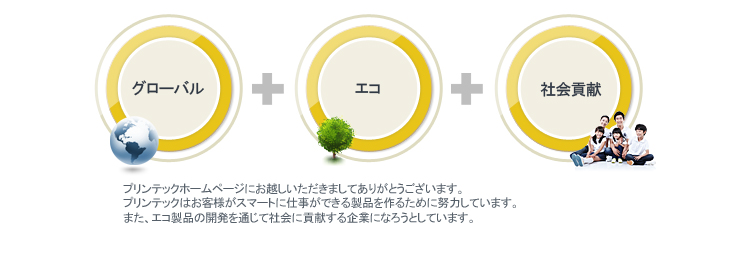 Printec is doing its best to produce products that enable clients to work smart.
Also through the development of the environment-friendly products, Printec is trying to be a company that contributes to the society.